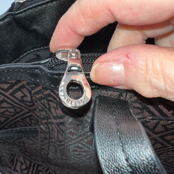 Relic Signature Logo Ladies Handbag Canvas Purse Large Tote - Picture 14 of 16